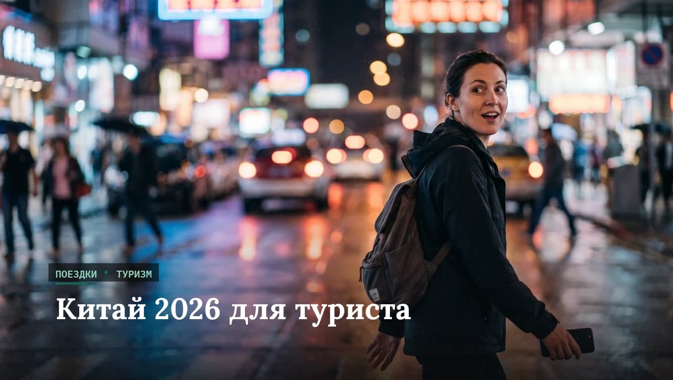 Китай 2026 для туриста: Безвизовые правила, привязка карт к Alipay и ИИ-переводчики