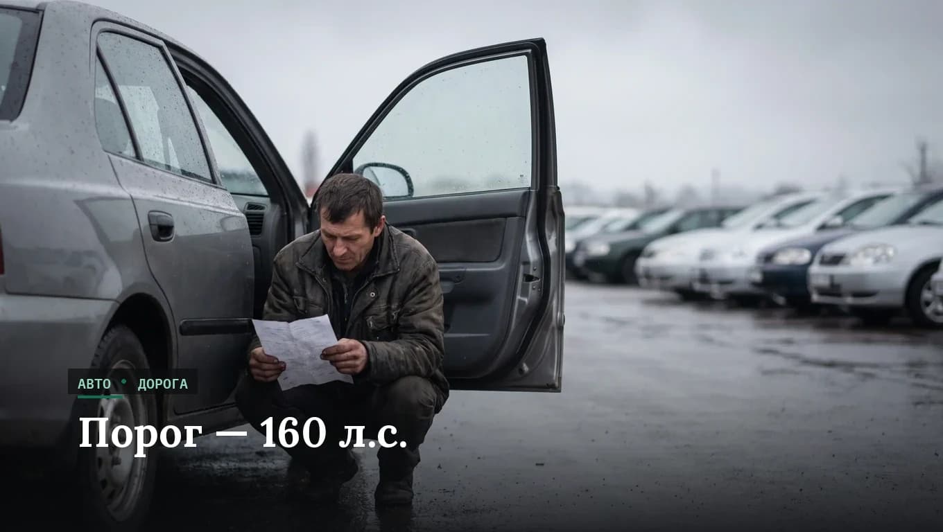 Одна лошадиная сила сверх 160 меняет утильсбор в 239 раз. Разбираем обрыв